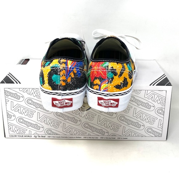 VANS Authentic Crayola Van Doren Men’s Low Top Canvas Sneakers Size VN0A5KRDARF - Picture 6 of 12